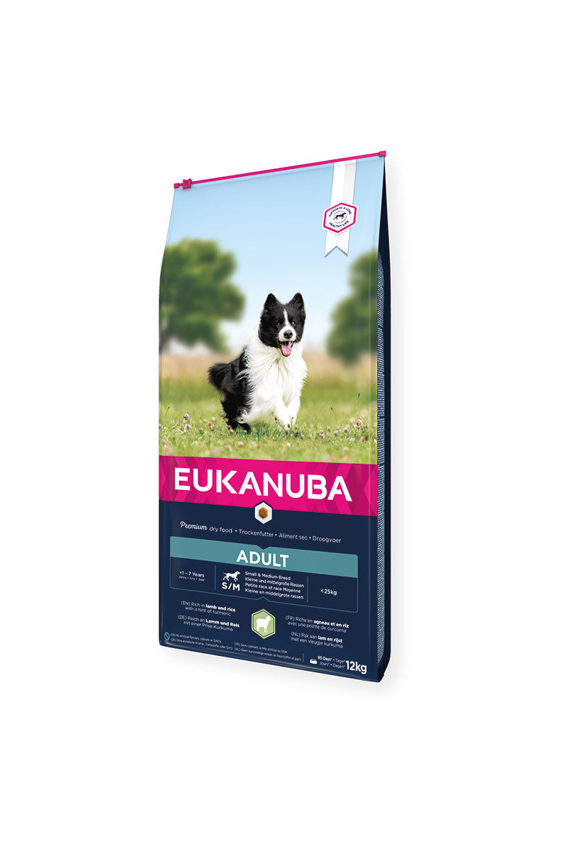 Eukanuba Dog Adult Small/Medium Breed Lamb & Rice 12 kg