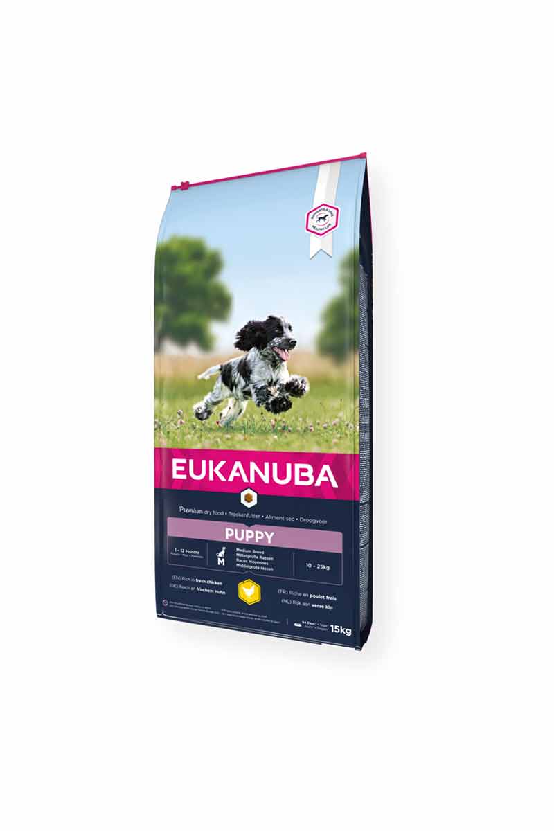 Eukanuba Dog Puppy Medium Breed Fresh Chicken 15 kg