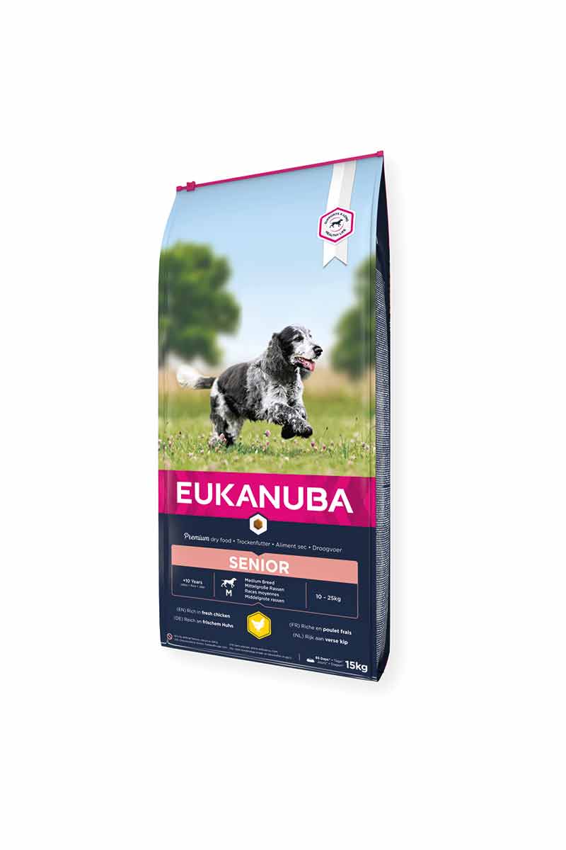 Eukanuba Dog Senior Medium Breed Fresh Chicken 15 kg