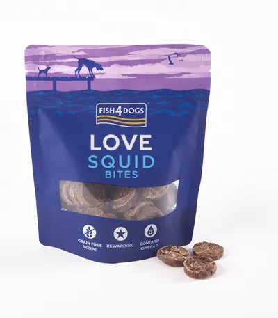 Fish4Dogs Love Squids Bites 80 g