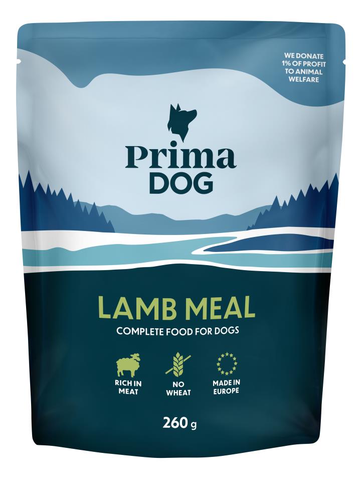 PrimaDog Lamb Meal Pouch 12 x 260g