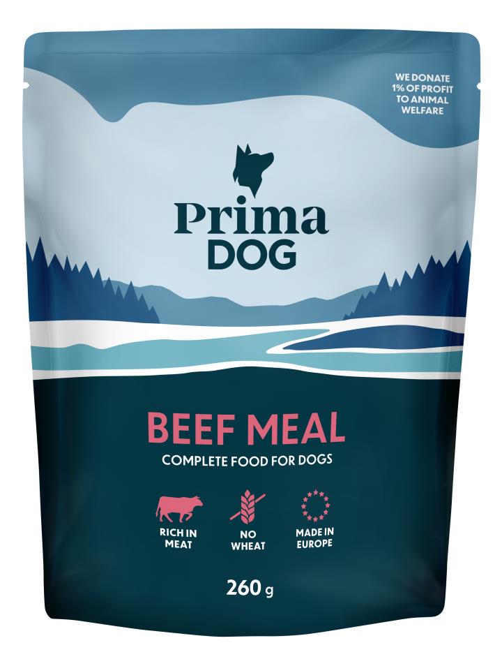 PrimaDog Beef Meal Pouch 12 x 260g
