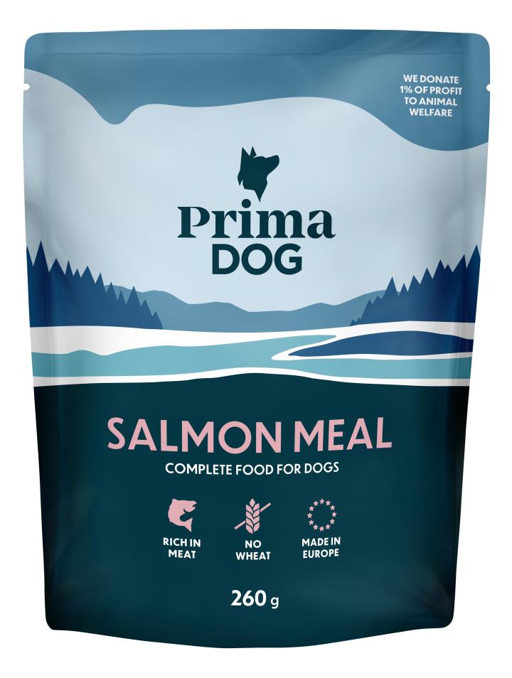 PrimaDog Salmon Meal Pouch 12 x 260g
