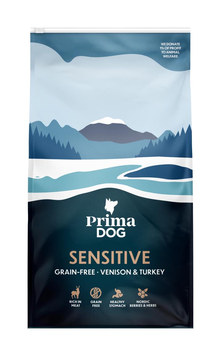 PrimaDog Adult All Breeds Sensitive Grain Free Venison & Turkey 10 kg