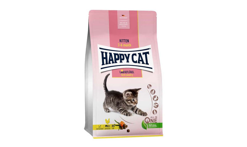 HappyCat Kitten fågel 4 kg