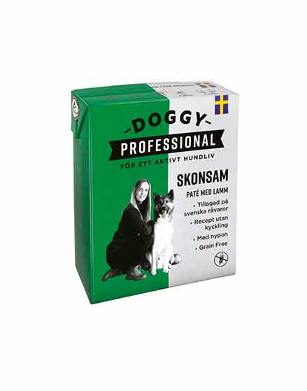 Doggy Professional Skonsam, paté med lamm 16 x 370g