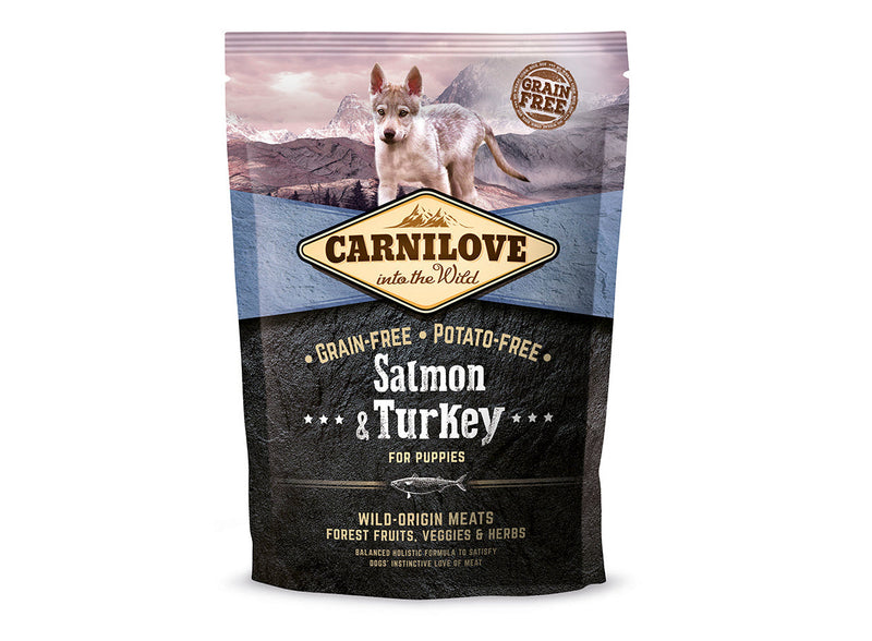 Carnilove Salmon & Turkey Puppy 1,5 kg - KORTARE DATUM