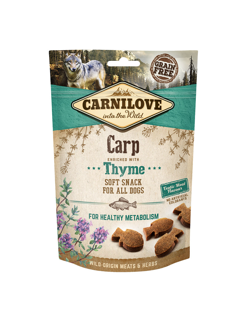 Carnilove Dog Semi Moist Snack Carp with Thyme 200 g