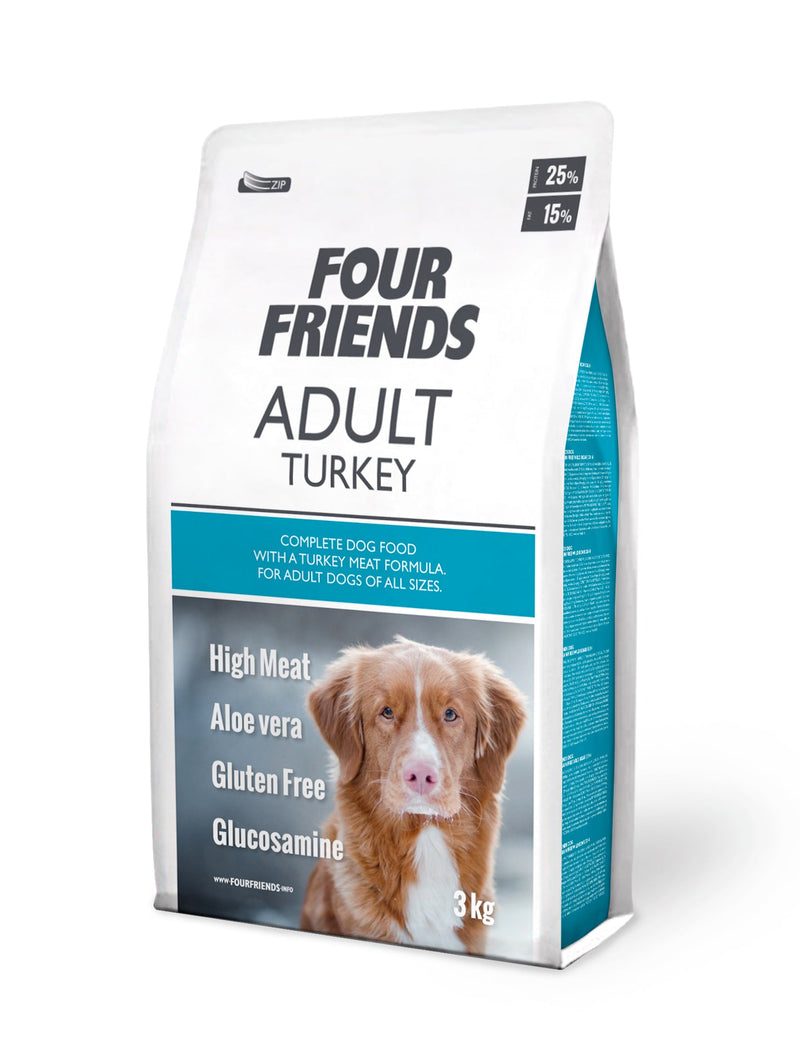 FourFriends Dog Adult Turkey 3 kg