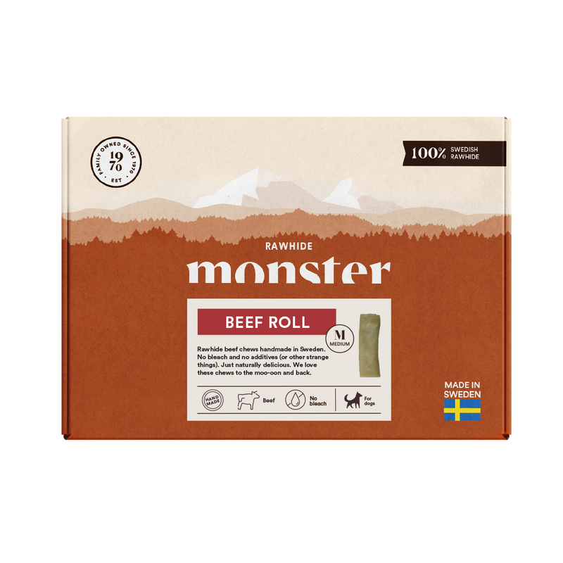 Monster Raw Beef Roll Medium Box 11 st