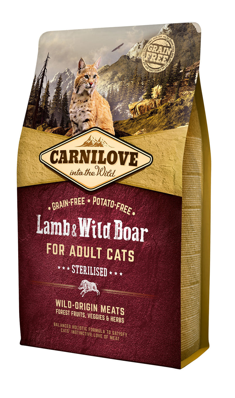 Carnilove Lamb & Wild Boar Adult Sterilised 2 kg