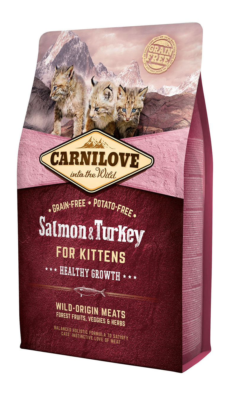 Carnilove Salmon & Turkey Kittens Healthy Growth 2 kg - KORTARE DATUM