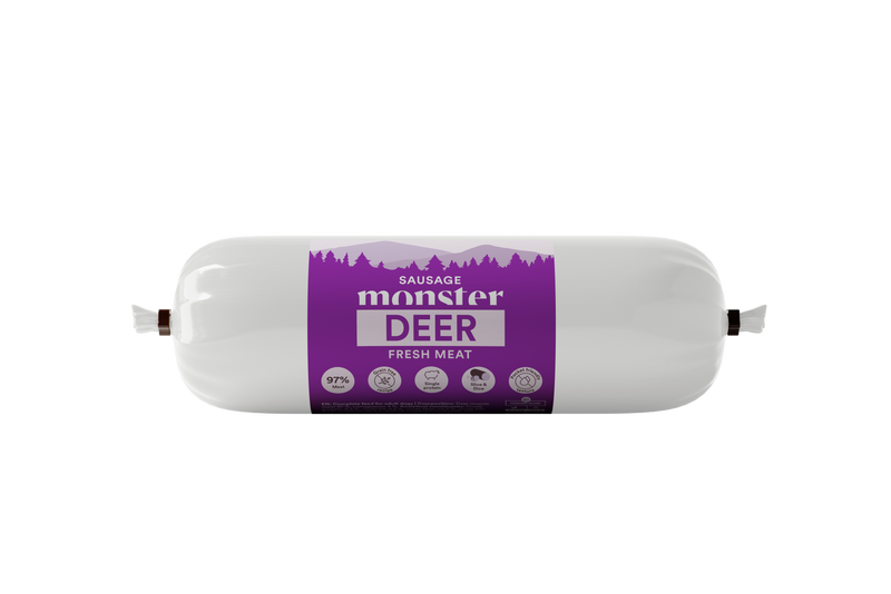 Monster Dog Sausage Deer 400 g - NYHET