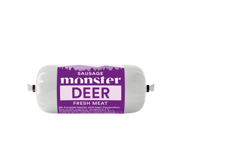 Monster Dog Sausage Deer 80 g - NYHET