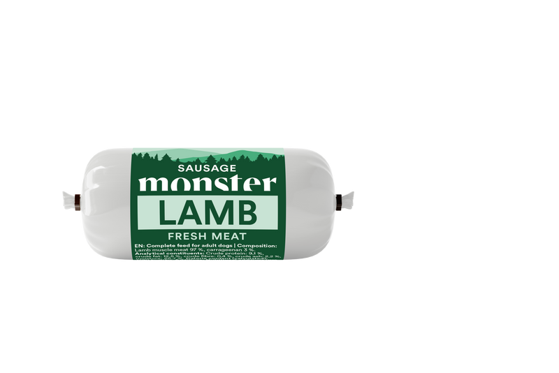 Monster Dog Sausage Lamb 80 g - NYHET