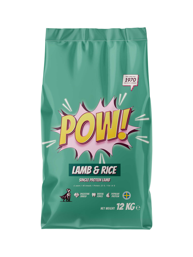 POW! Dog Adult Lamb & Rice 12 kg