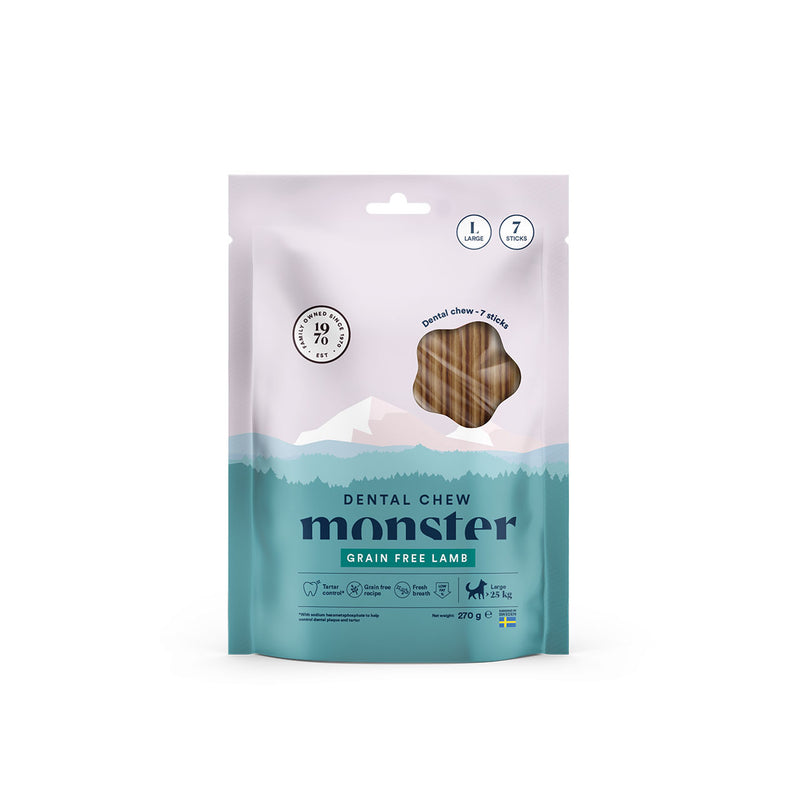 Monster Dog Dental Chew Lamb L Week (7st) 270 g