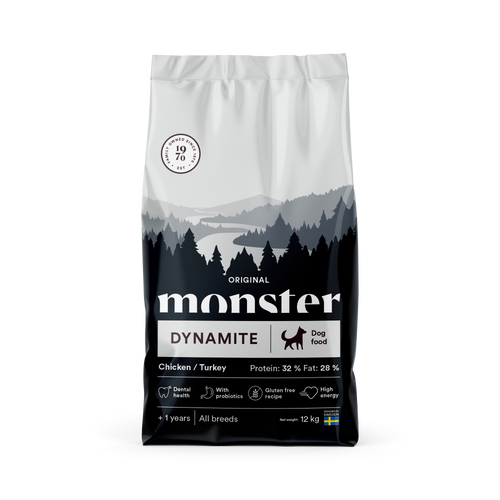 Monster Dog Original Dynamite Chicken/Turkey 12 kg