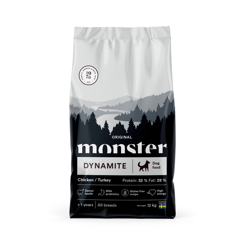 Monster Dog Original Dynamite Chicken/Turkey 12 kg