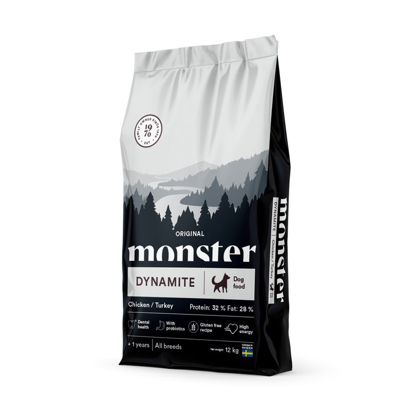Monster Dog Original Dynamite Chicken/Turkey 12 kg