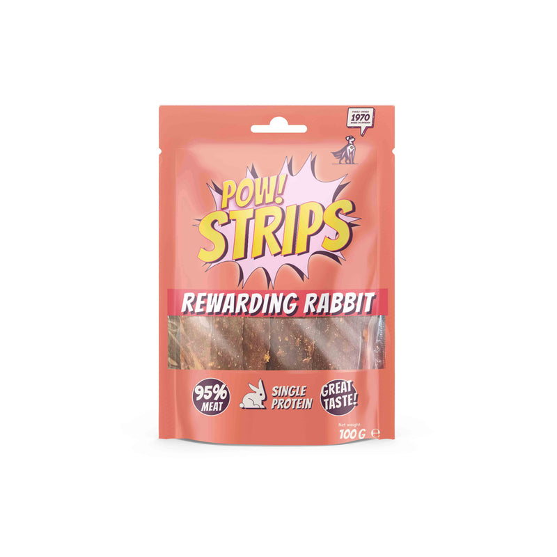 POW! Strips Rewarding Rabbit 100g
