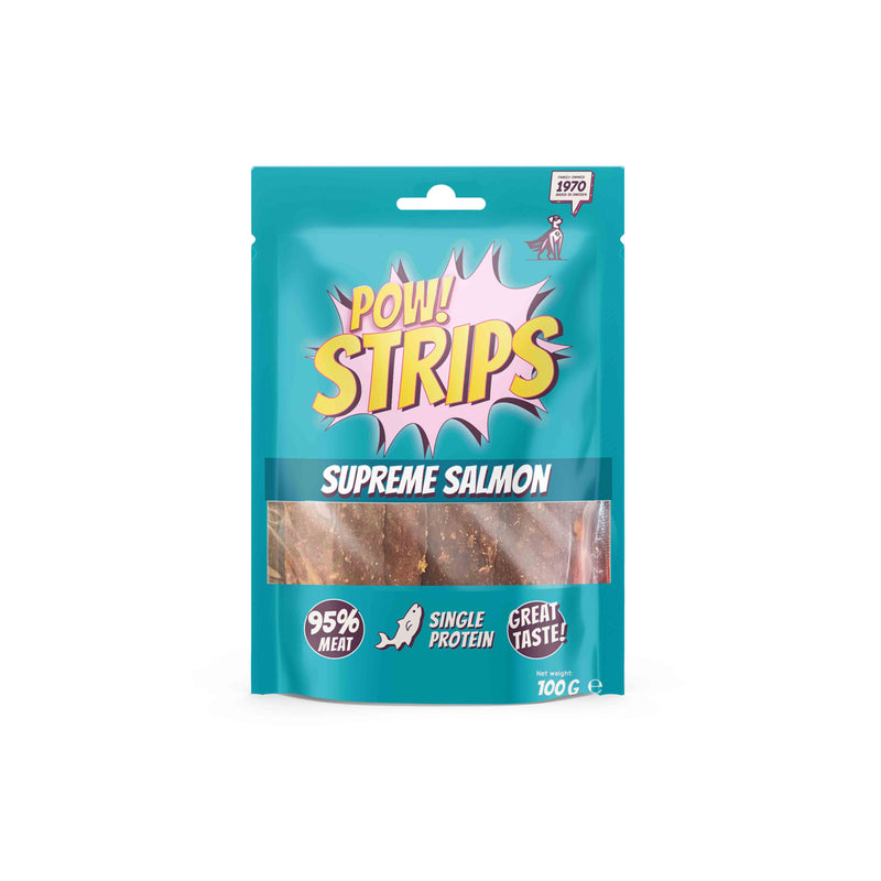 POW! Strips Supreme Salmon 100g