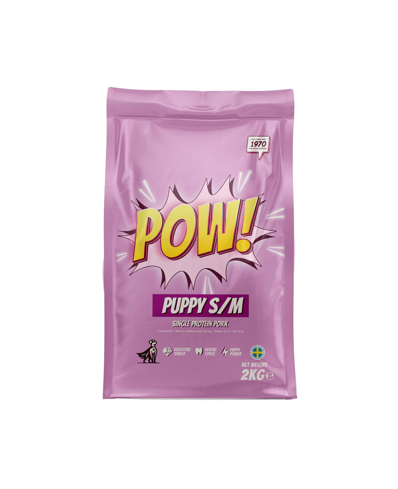 POW! Dog Puppy S/M Pork 2 kg