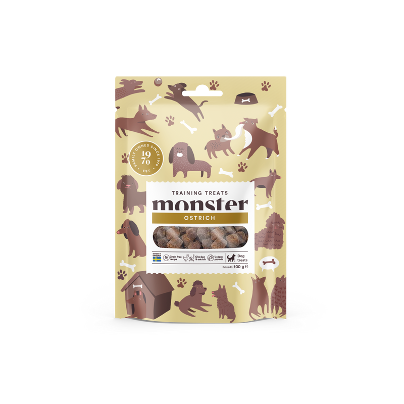 Monster Dog training treats Ostrich 100 g