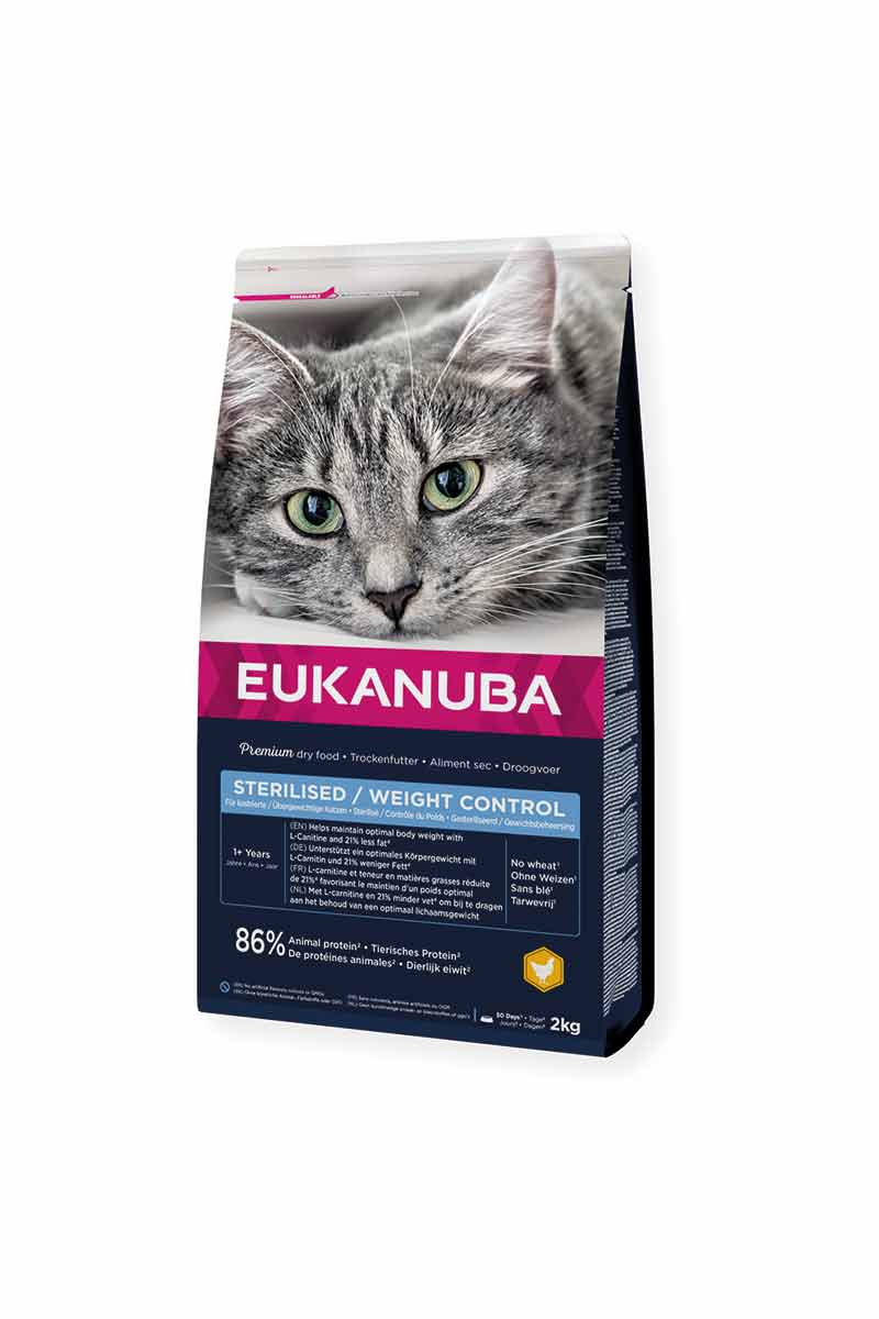 Eukanuba Cat Sterilised/Weight Control Adult Chicken 10 kg