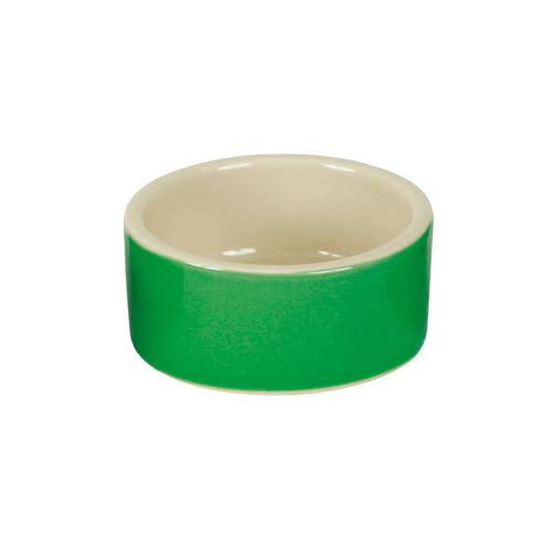 Grön mellanstor keramikskål