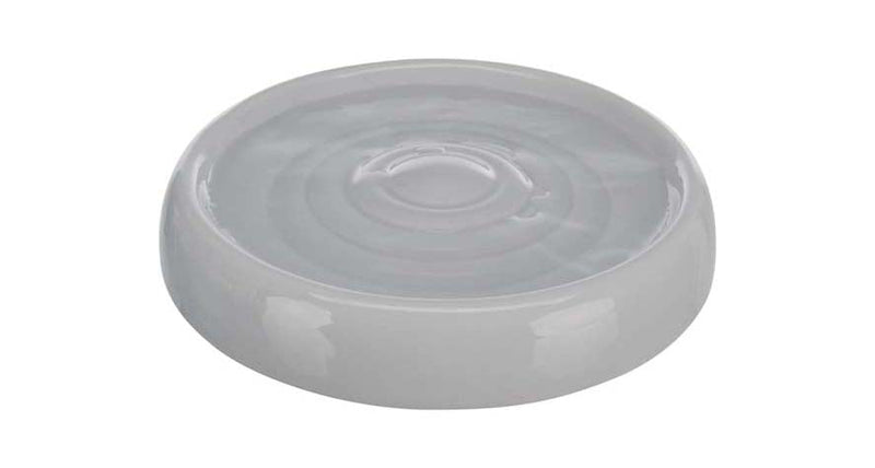 Vattenskål. grå keramik