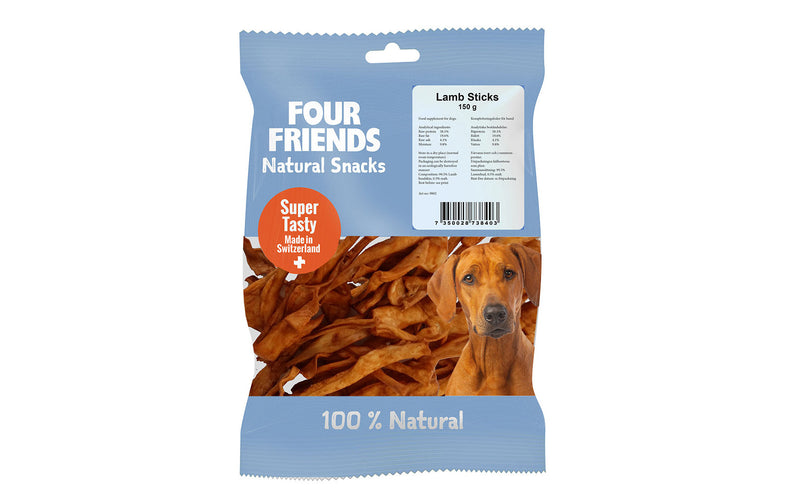FourFriends Dog Natural Snacks Lamb Sticks 150g