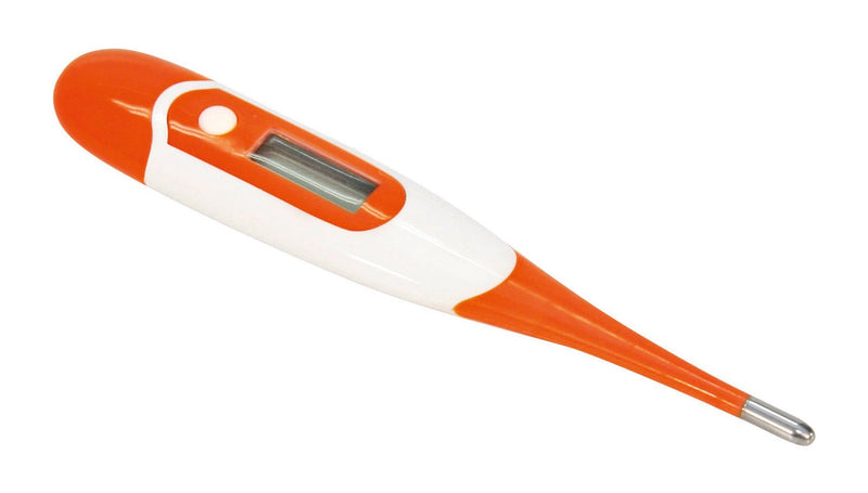 Vit/Orange färgad termometer för feber 
