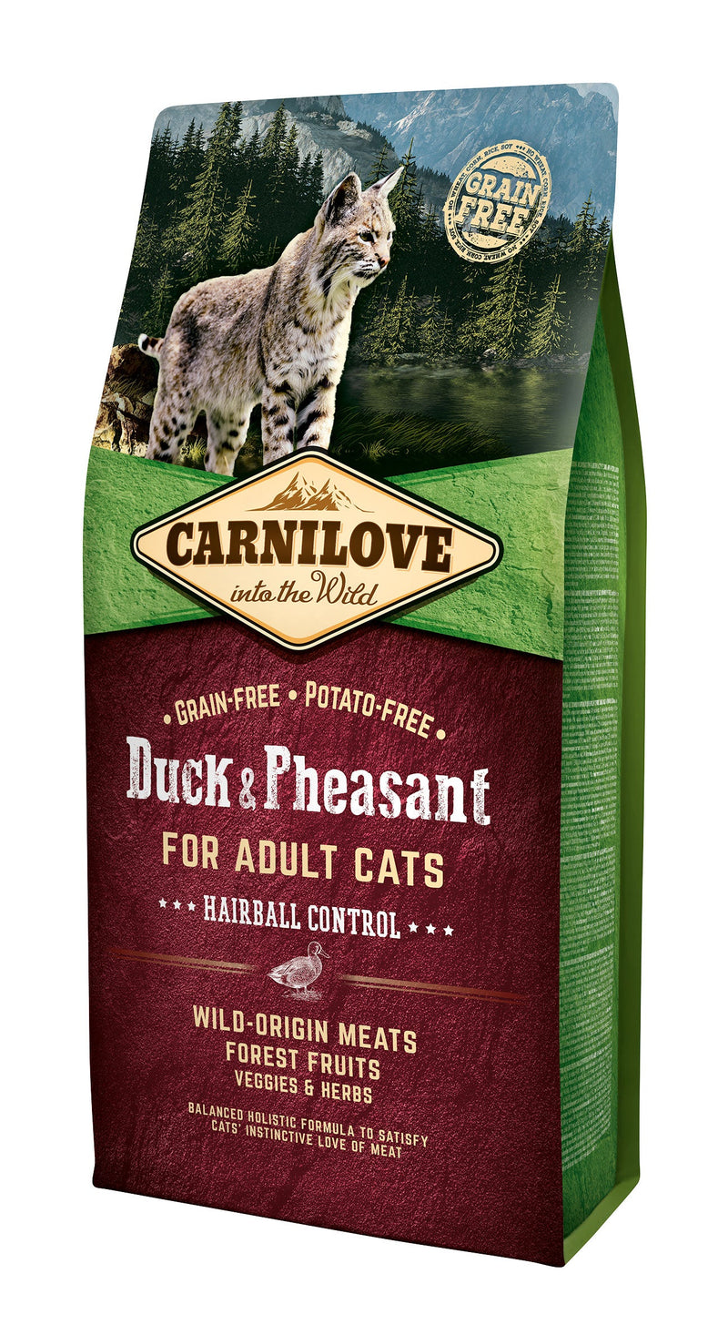Carnilove Duck & Pheasant Adult Hairball Control 6 kg
