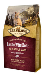 Carnilove Lamb & Wild Boar Adult Sterilised 6 kg
